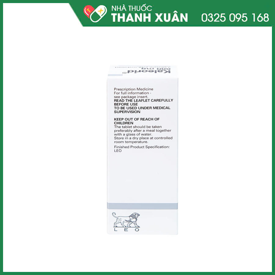 Kaleorid 600mg thuốc bổ sung kali, khuyến cáo dùng trong các trường hợp thiếu hụt Kali (giảm Kali huyết)